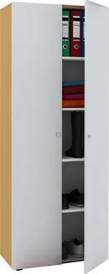 Produktbild von VCM Büroschrank mit 5 Fächern| moderner Aktenschrank mit Drehtüren | Maße B. 70 x H. 178 x T. 40 cm – Vandol