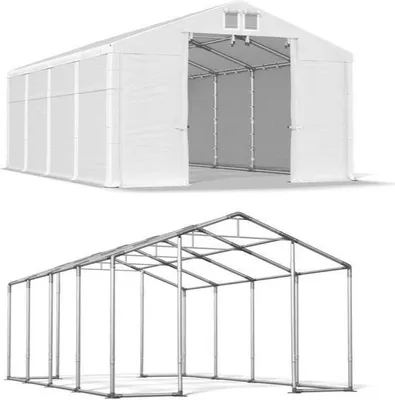 8x8 White Magazine Zelt WINTER MSD Hauptfoto des Produkts
