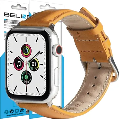 Zdjęcie produktu dla Pasek Beline Apple Watch Leather 38/40/41mm jasnobrązowy