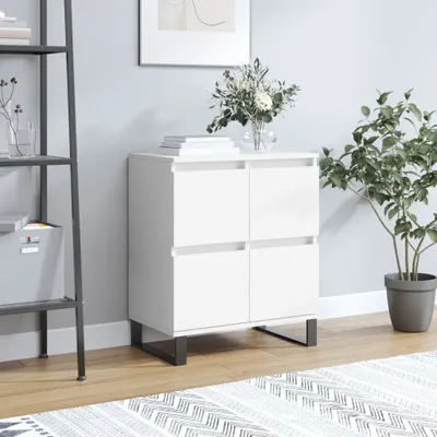 Zdjęcie produktu dla vidaXL Kredens biały 60x35x70 cm Materiał drewnopochodny
