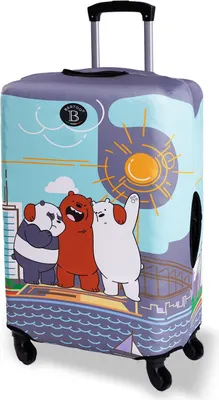 Obrázek produktu pro Obal na cestovní kufr BERTOO - Bears mentol XL-XXL