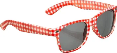 Zdjęcie produktu dla Okulary w czerwono-białą szachownicę