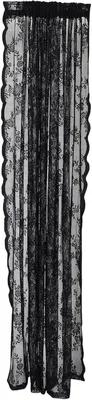 Produktbild von Schwarze Spitzengardinen 179, 8x144, 9cm Polyester für Fensterpaneel