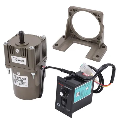Produktbild von 40 W einphasiger asynchroner Getriebemotor, Verzögerung, einstellbare Geschwindigkeit (20 K)