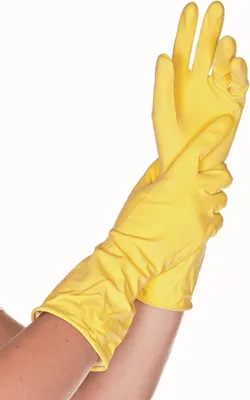 Produktbild von Gummihandschuhe Haushaltshandschuhe, Gelb XL