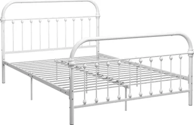 Obrázek produktu pro vidaXL Postelový rošt bílý kov 160×200 cm