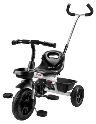 Produktbild von HyperMotion Dreirad für Kinder mit Steuergriff für Eltern, Sicherheitsgurten, be
