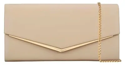 Produktbild von Damen Abendtasche aus veganem Leder, elegante Umschlagtasche