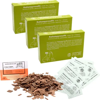 Produktbild von 3 x VINA Kaliumpyrosulfit 10x1g - Gärstopp, Weinstabilisator