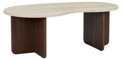Imagen del producto de Calicosy - Mesa de centro con tapa orgánica L110 cm - MOSS