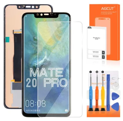 Ersatz-LCD für Huawei Mate 20 Pro, 6,39 Zoll, Schwarz