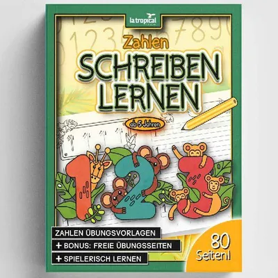 Produktbild von Zahlen schreiben lernen ab 5 Jahren