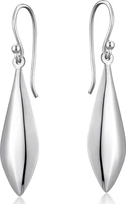 Produktbild von MATERIA by Matthias Wagner Tropfen Ohrringe Silber 925 Damen Ohrhänger Pendel 9x49mm SO-395