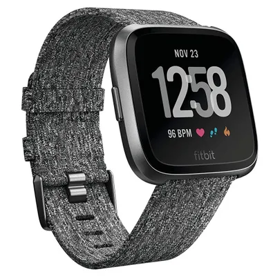 Produktbild von Fitbit Fitnesstracker Versa Special Edition dunkelgrau/graphitgrau, Farbe:Dunkelgrau/Graphitgrau