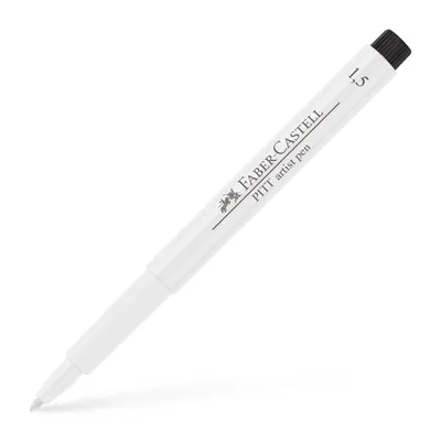 Produktbild von FABER-CASTELL Tuschestift PITT artist pen weiß 1,5 mm Rundspitze