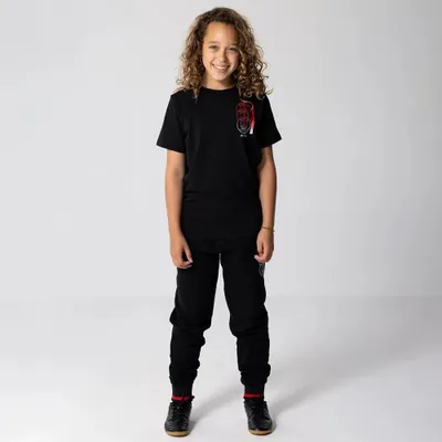 Produktbild von PSG Triple-Logo-Trainingshose für Kinder - Größe 116 / 6 Jahre - Schwarz - Paris Saint-Germain Jogginghose für Kinder - Offizielle PSG-Hose