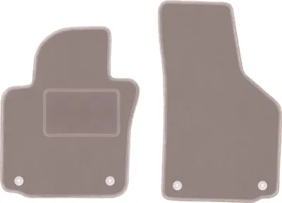 Image de Tapis de sol en velours pour Volkswagen Eos cabriolet (2005-2015) - tapis de sol avant LUX beige (2 pièces)