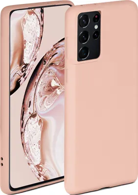 Produktbild von Soft-Case für Samsung Galaxy S21 Ultra, Farbe:Sand Rosé