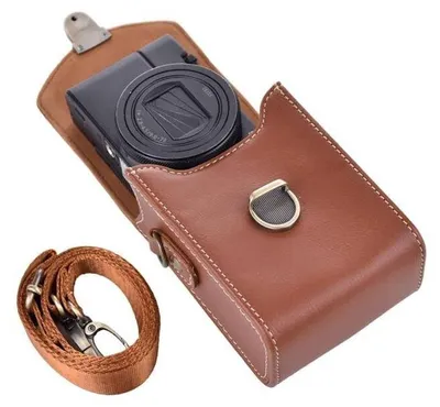Zdjęcie produktu dla Solidchoice - Etui na aparat cyfrowy, wykonane ze skóry, w stylu retro