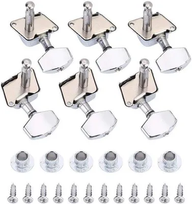 Image de Douilles de réglage pour guitares acoustiques, électriques et folk, lot de 6