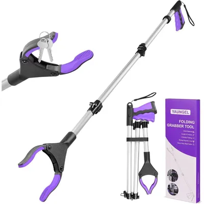 Obrázek produktu pro Kleště s magnetem, výsuvné, fialové, délka 108 cm, otočné