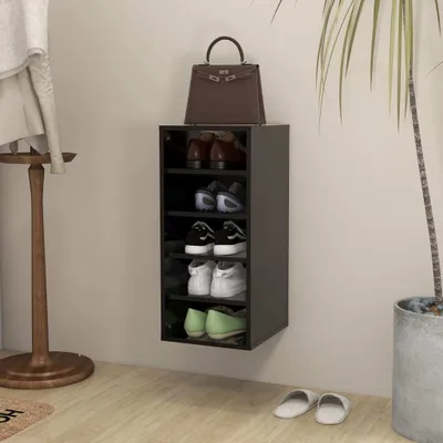 Produktbild von Design Möbel Schuhschrank Schwarz 31,5x35x70 cm Holzwerkstoff - 2024 Neu