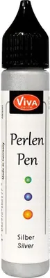 Produktbild von ViVA DECOR Perlen Pen 28 ml silber