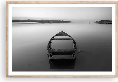 Produktbild von Gerahmtes Poster - Rahmen in heller Eiche - £ódŸ Einsamkeit Leere - 91,5x61 cm - Wand Bild - Wanddeko - Wandbilder - Kunstposter - Wandposter - Bilderrahmen - Bilder - Kunstdruck - P2NAA91x61-4932