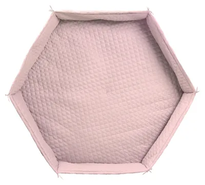 Produktbild von roba Laufgittereinlage 'roba Style', für 6-eckige Laufgitter, sichere Seitenpolsterung, rosa/mauve
