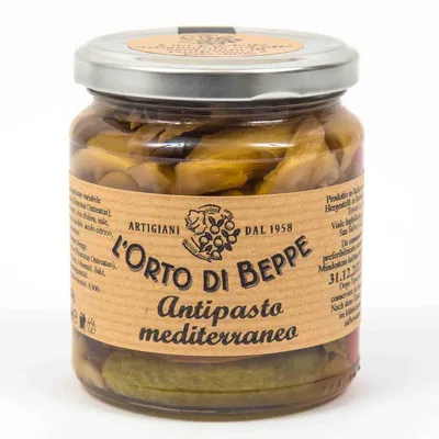 Produktbild von Antipasto Mediterraneo 314 ml. - L'Orto di Beppe