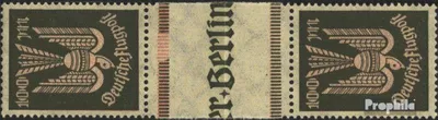 Produktbild von Briefmarken Deutsches Reich 1923 Mi 237ZS Zwischenstegpaar postfrisch Flugpost