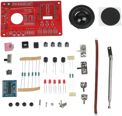 Produktbild von Löten DIY Elektronische Kits Digitalradio,Elektronik Löt Bausatz Radio mit Digitalanzeige und Lademodul für Lötübungs Lehr und Schulelektronik