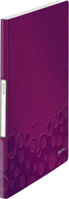 Image de LEITZ 4631-00-62 Livret de présentation WOW A4 PP avec 20 pochettes violet(S)