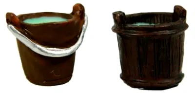 Produktbild von Krippenzubehör, Eimerset 2-teilig, Höhe 2,5 cm