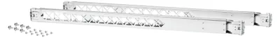 Zdjęcie produktu dla HPE Aruba Networking X414 1U Universal 4-post Rack Mount Kit, Zestaw do montażu, Metal, Biały, 1 szt.
