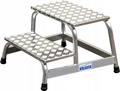 Produktbild von Krause 805027, Aluminium, Aluminium, 2 Schritte, TUV, EN14183, 400 mm, 4,8 kg