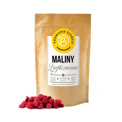 Zdjęcie produktu dla Maliny Liofilizowane Całe 20 g