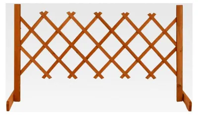 Produktbild von Gartenzaun Rankgitter Orange 120x60cm aus Massivholz
