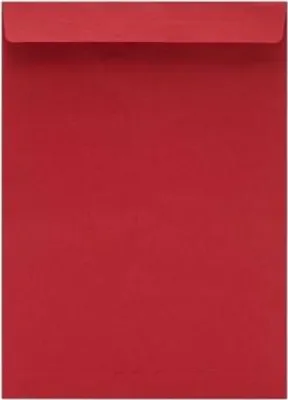 Image de Enveloppes d'expédition C4 HK, structurées, rouges, 120 g, 50 pièces