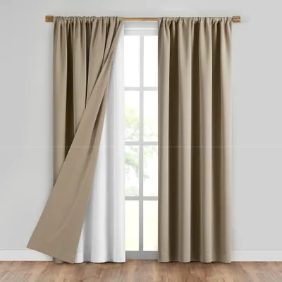 Thermo-Vorhangliner, extra breit, 101,6x203,2 cm, 1 Paneel, Weiß