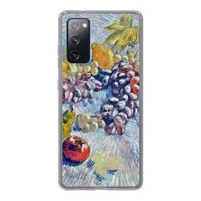 Produktbild von MuchoWow® Handyhülle Schutzhülle Hülle für Samsung Galaxy S20 FE Weintrauben, Zitronen, Birnen und Äpfel - Vincent van Gogh Silikon Softcase Handy Hülle - Abdeckung