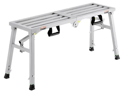 Immagine prodotto di Piattaforma di lavoro VEVOR, 500-740 mm, scala pieghevole in acciaio legato, portatile, portata 180 kg, per verniciatura, cartongesso, pulizia, lavaggio