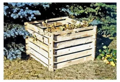 Produktbild von Kompostsilo Bausatz aus Holz 120x120x70cm