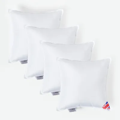 Produktbild von HOMESCAPES 4er-Set Füllkissen 45 x 45 cm – Kissenfüllung Super-Mikrofaser