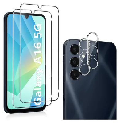 Produktbild von 2X Schutzglas für Samsung Galaxy A16 4G / 5G Display Kamera Hartglas Panzerfolie