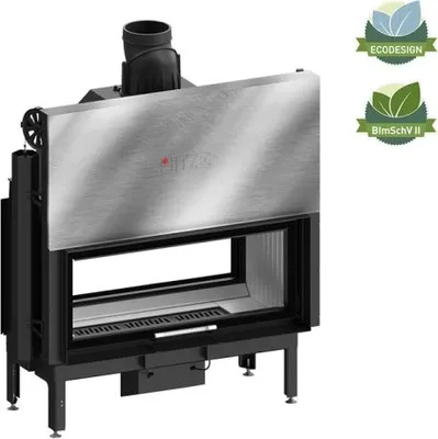 Produktbild von Kaminofen Hitze ARDENTE DUO 105×43.DGS 20 kW Kaminofeneinsatz Ofen Kamin Holzofen