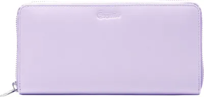 Image de Esquire Cuir porte-monnaie Viktoria Zip Around Wallet Lilac lilas