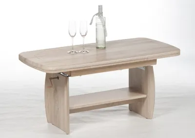 Obrázek produktu pro Couchtisch >Kirk< in Sonoma Eiche aus Spnplatte / MDF - 115x52x59cm (BxHxT)