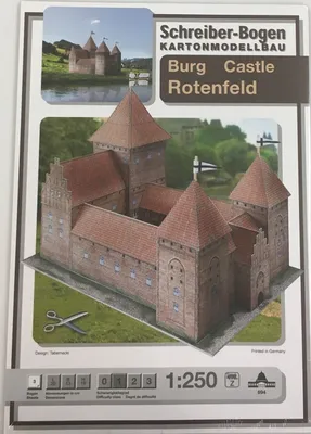 Produktbild von Schreiber-Bogen Kartonmodellbau Burg Rotenfeld Z