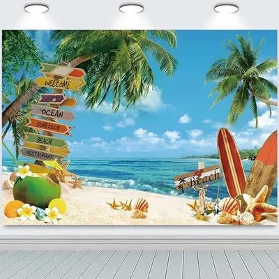 Zdjęcie produktu dla Fototapeta "Tropikalna plaża" - 2,13 x 1,52 metra